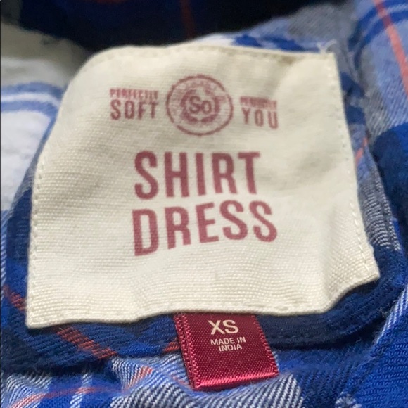 Flannel shirt dress! - Picture 3 of 3